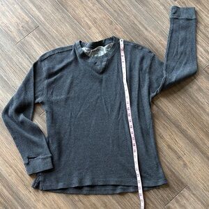 Essentials Men's Long Sleeve Thermal Shirt - Charcoal Gray